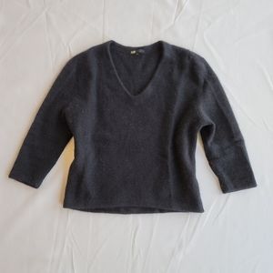 Maje Angora Blend V-Neck Sweater - Maje size 1 (US XS/S)